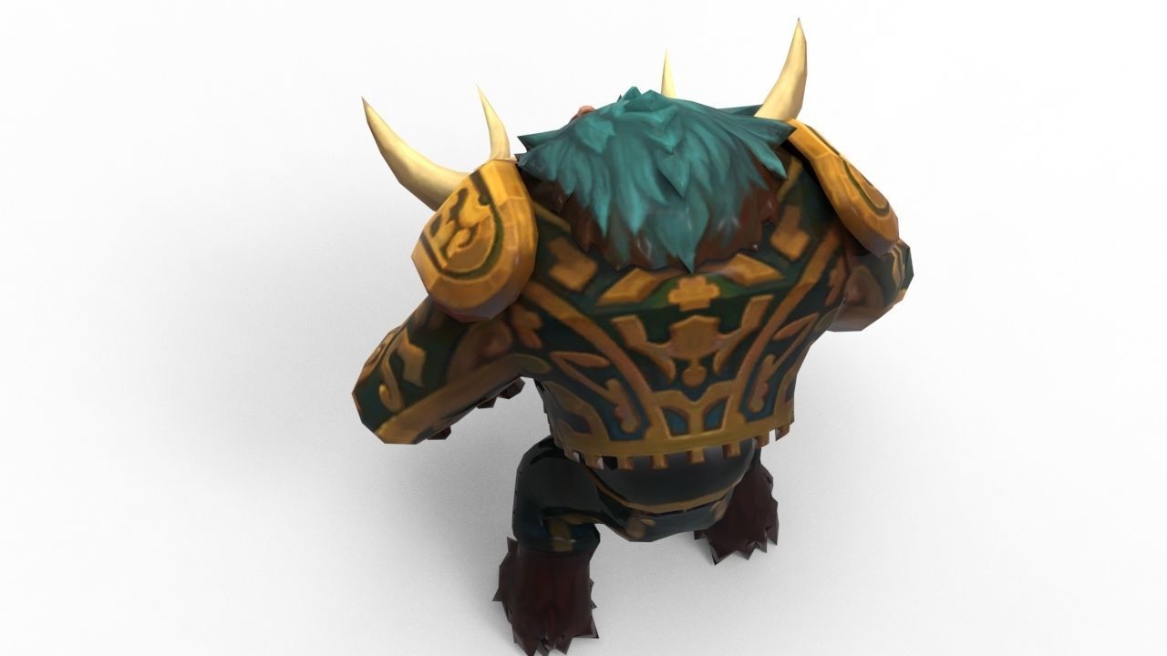 Alistar Matador - League of Legends 3D print model_6