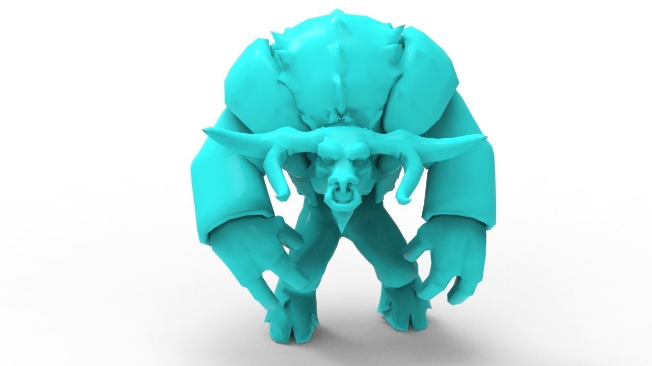 Alistar Matador - League of Legends 3D print model_8
