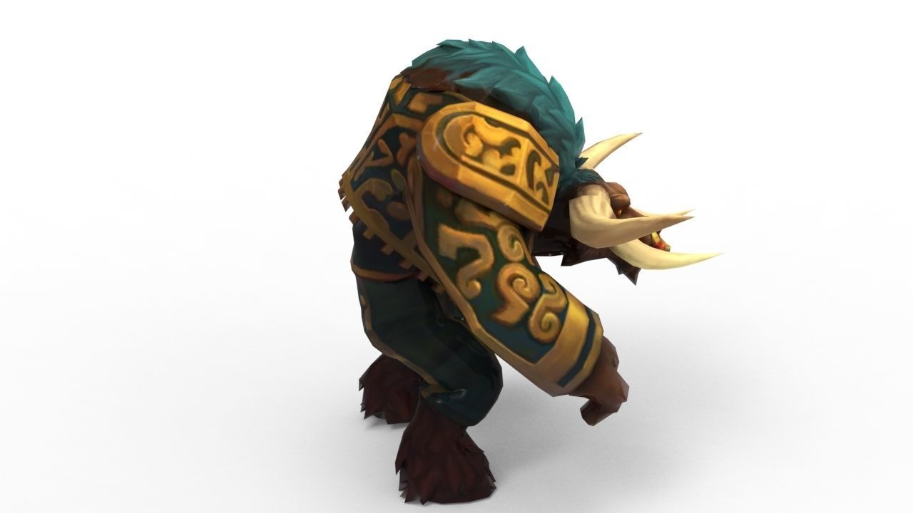 Alistar Matador - League of Legends 3D print model_4