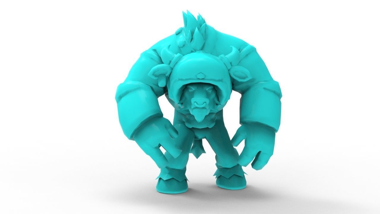 Alistar Moo Cow - League of Legends 3D print model_8