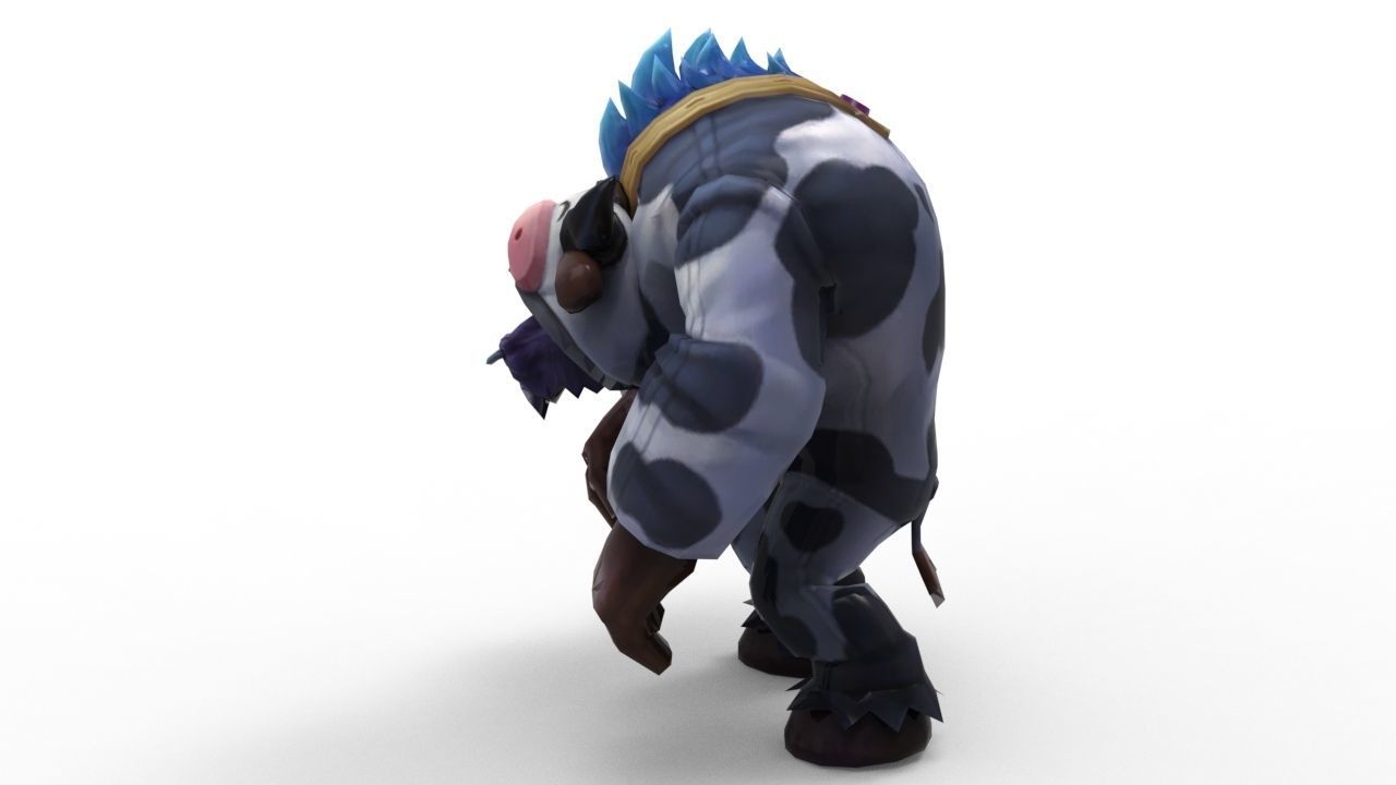 Alistar Moo Cow - League of Legends 3D print model_2
