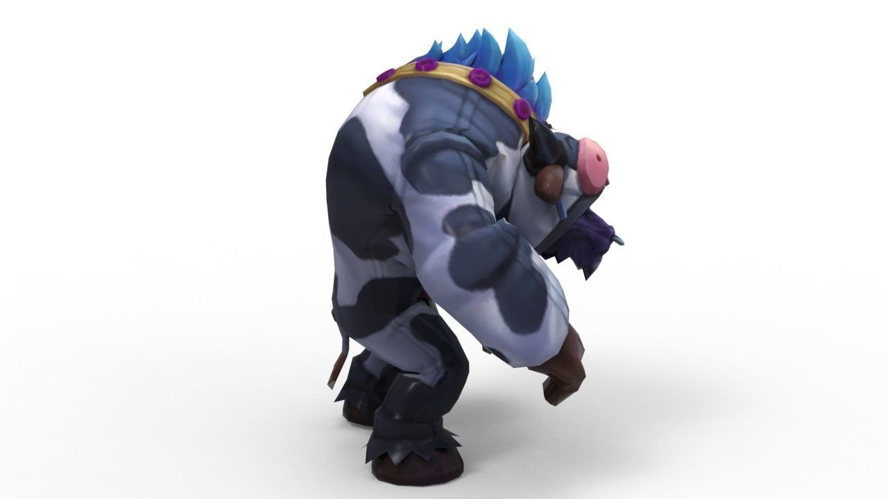 Alistar Moo Cow - League of Legends 3D print model_4