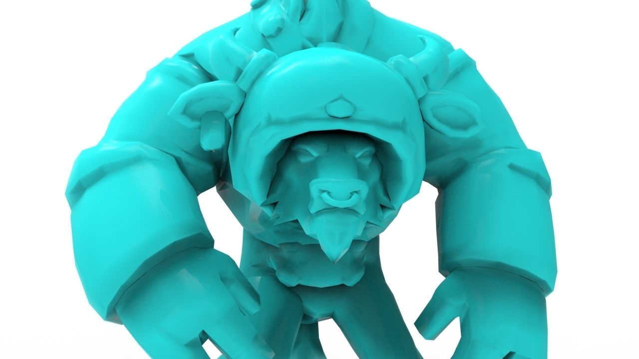 Alistar Moo Cow - League of Legends 3D print model_13