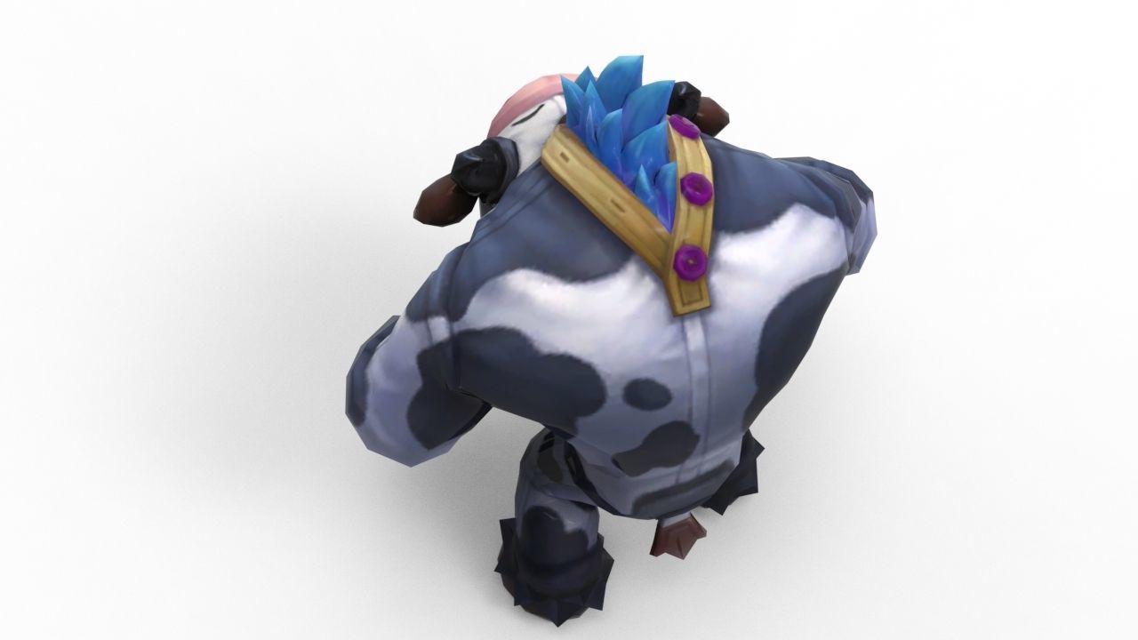 Alistar Moo Cow - League of Legends 3D print model_6