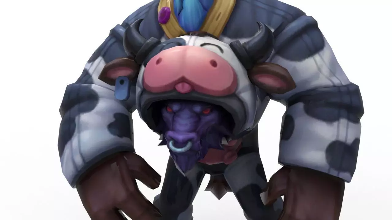 Alistar Moo Cow - League of Legends 3D print model_0