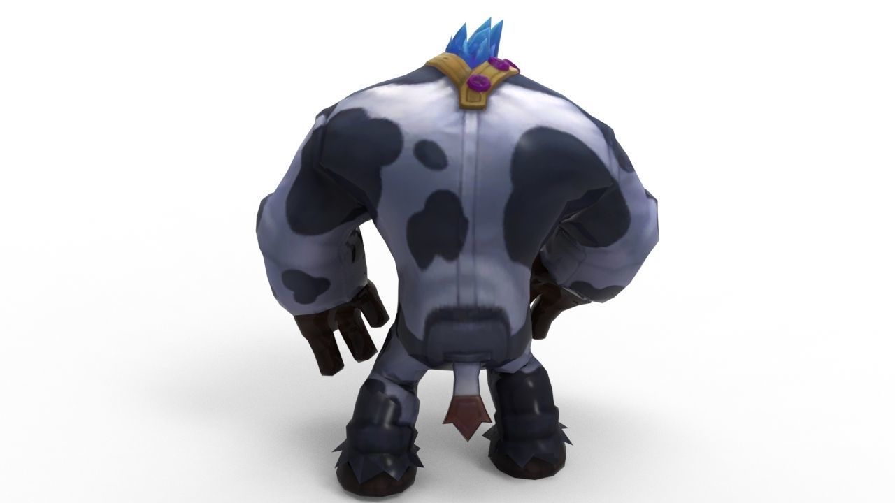 Alistar Moo Cow - League of Legends 3D print model_3