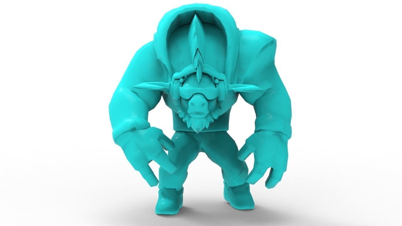 Alistar STK T1 - League of Legends 3D print model_8
