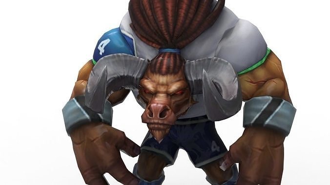 Alistar Sweeper - League of Legends 3D print model