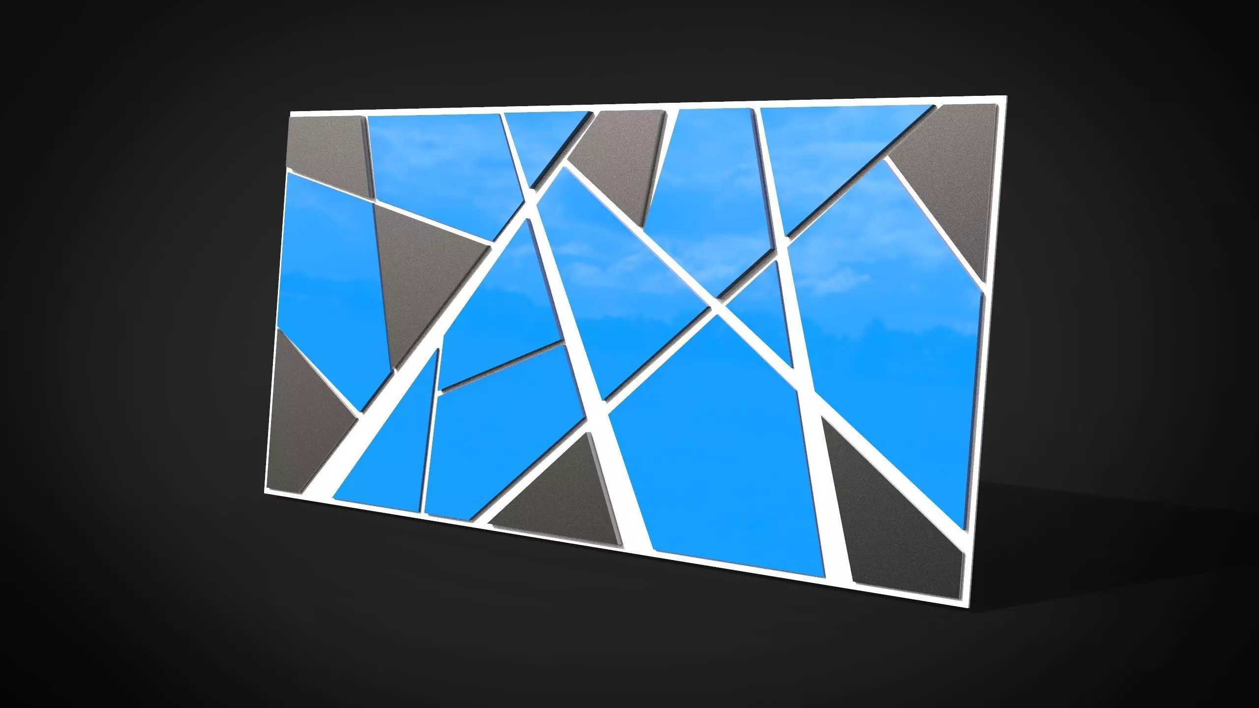 Wall Panel 3D model_0