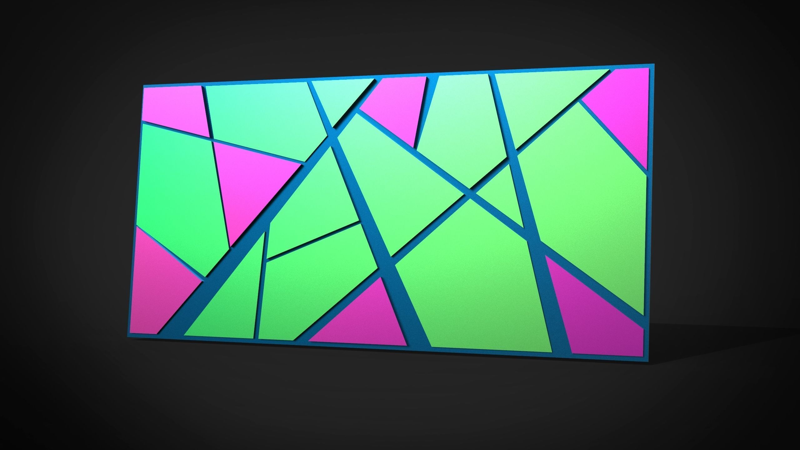 Wall Panel 3D model_8