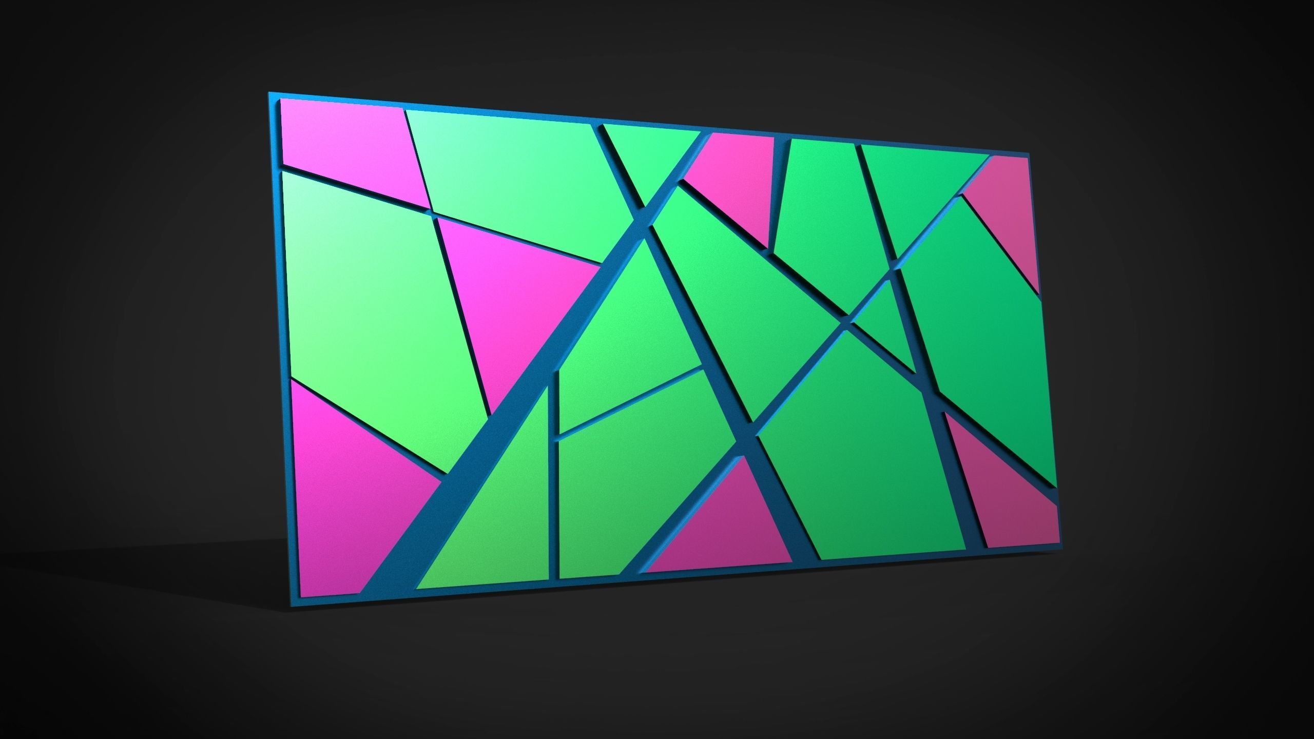 Wall Panel 3D model_9