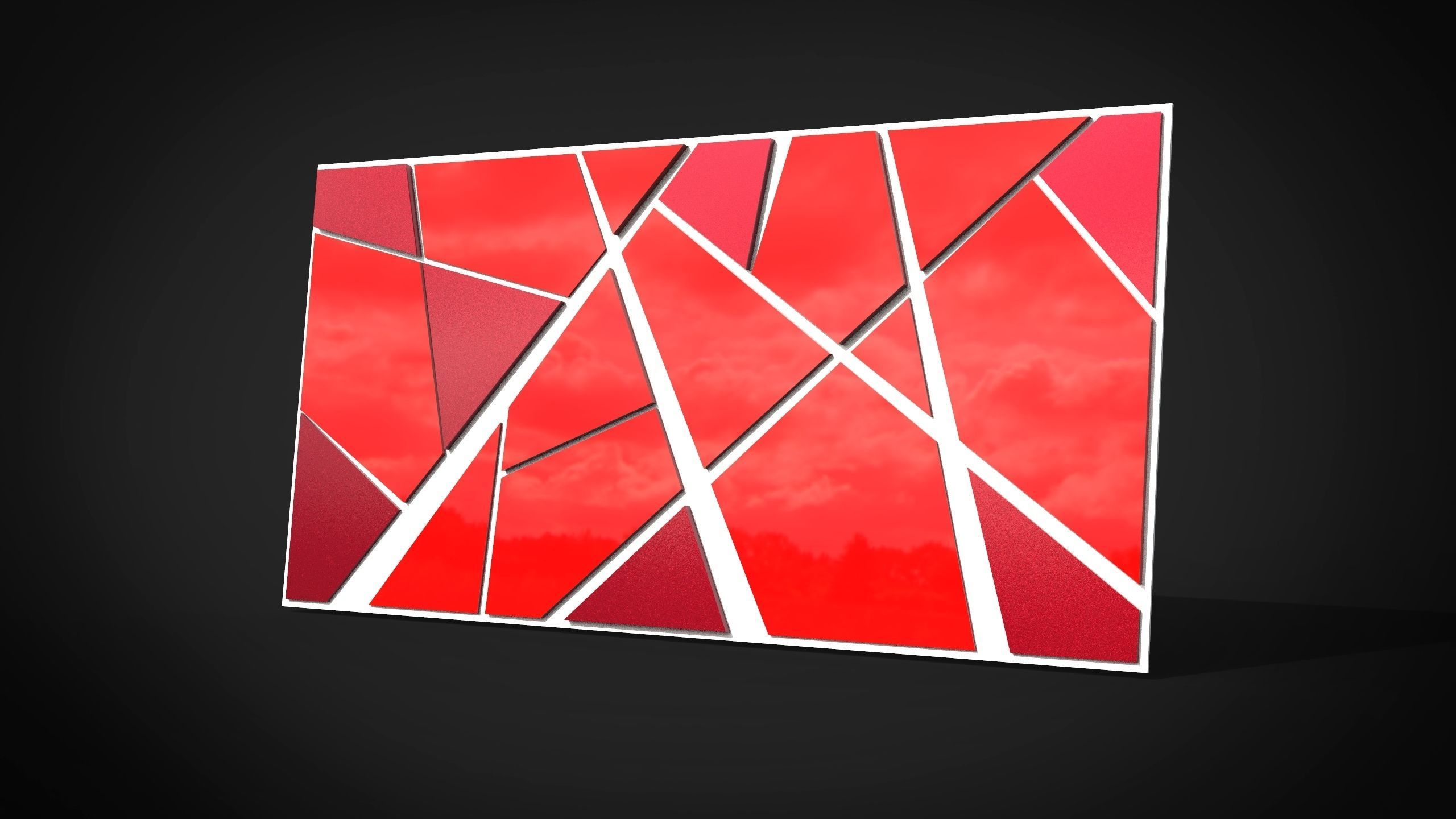 Wall Panel 3D model_4