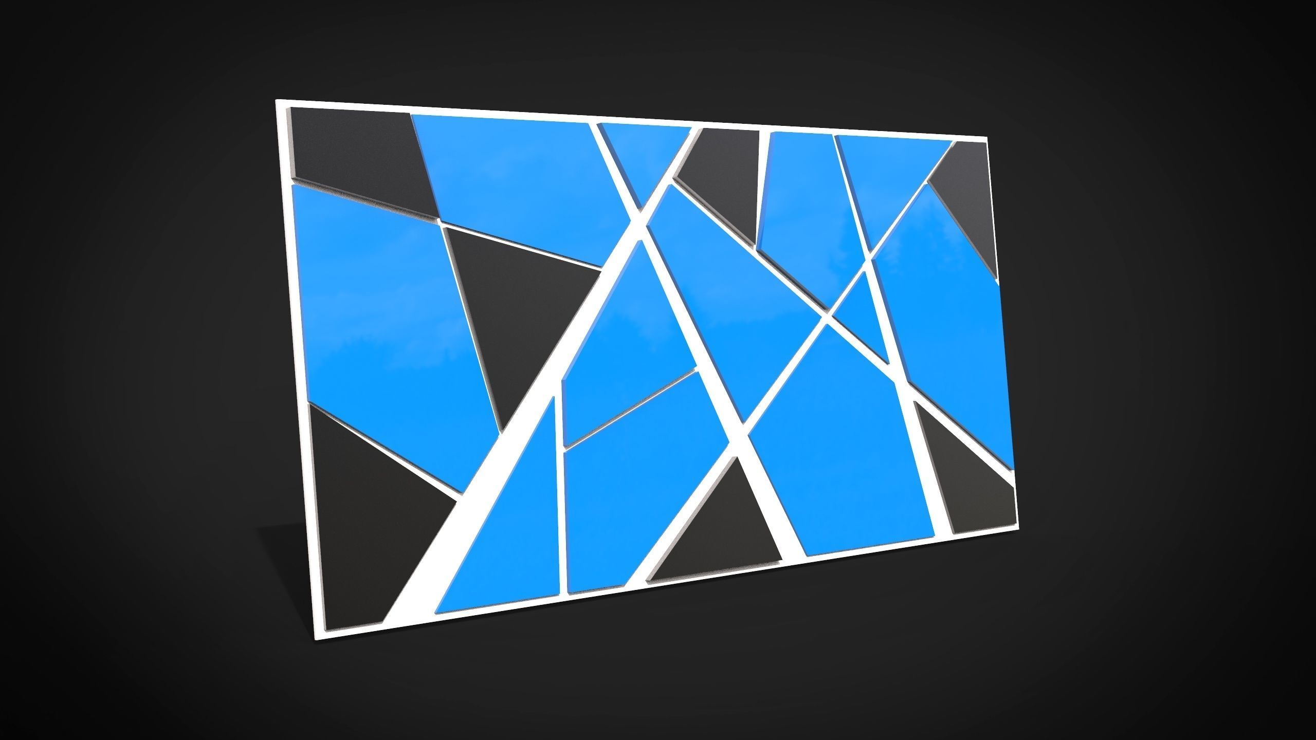 Wall Panel 3D model_2