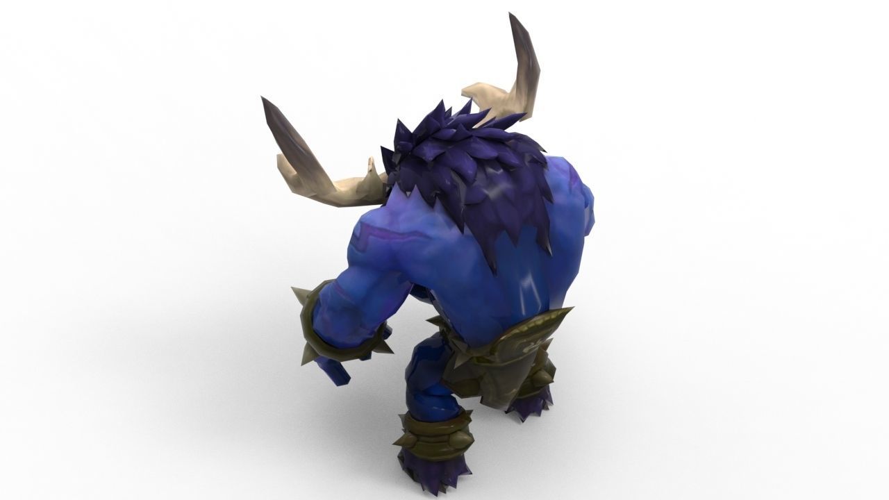 Alistar Unchained - League of Legends 3D print model_6