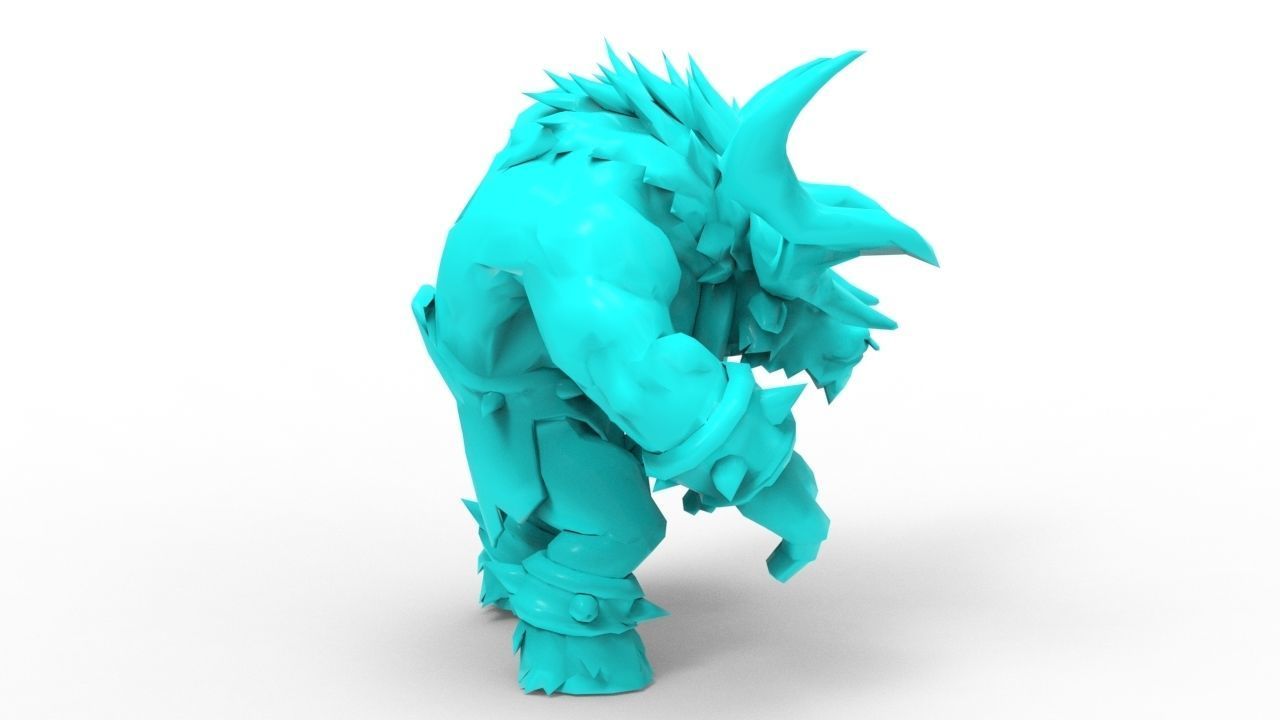 Alistar Unchained - League of Legends 3D print model_11