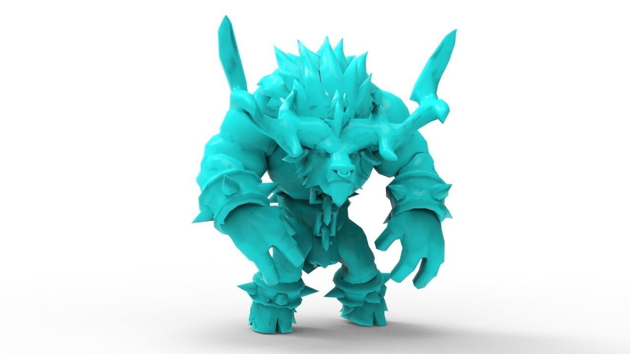 Alistar Unchained - League of Legends 3D print model_14