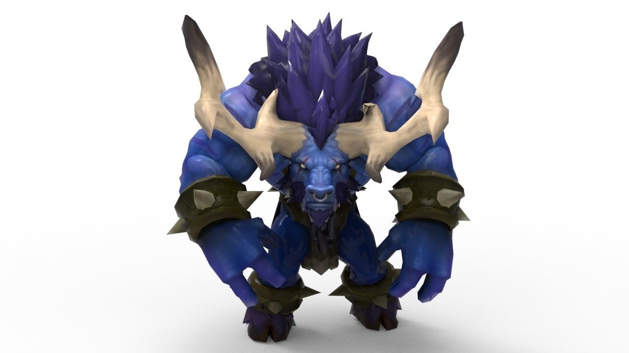Alistar Unchained - League of Legends 3D print model_1