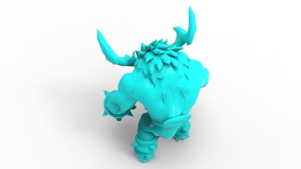 Alistar Unchained - League of Legends 3D print model_13