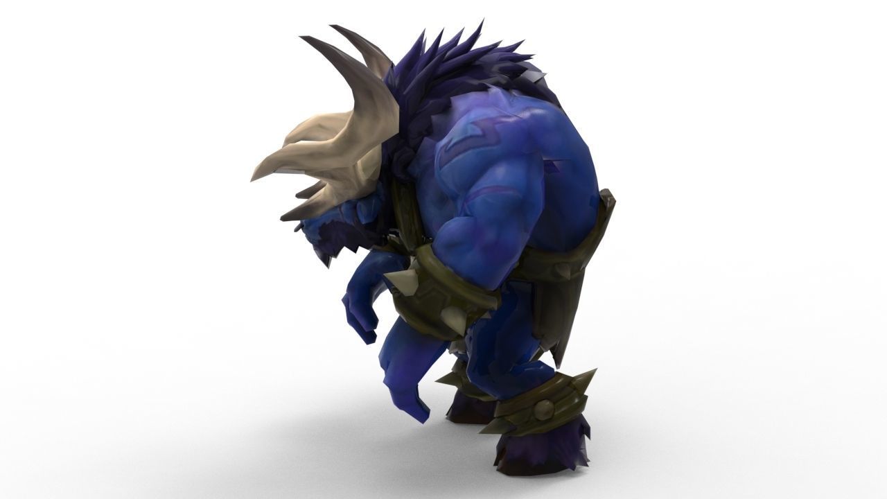 Alistar Unchained - League of Legends 3D print model_2