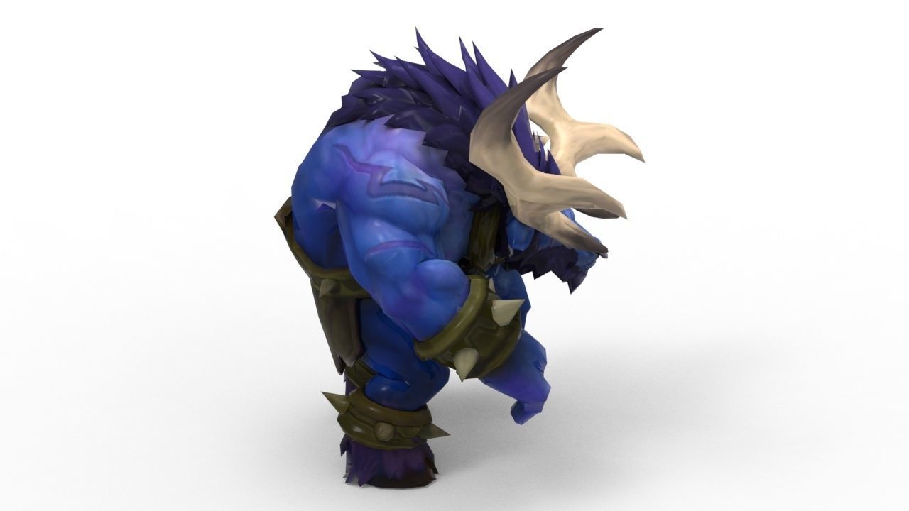 Alistar Unchained - League of Legends 3D print model_4