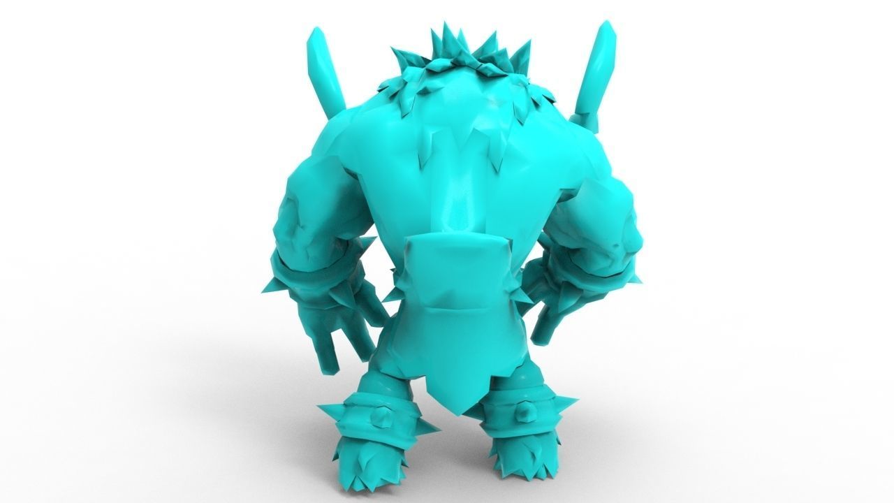 Alistar Unchained - League of Legends 3D print model_10