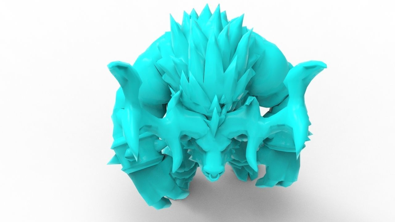 Alistar Unchained - League of Legends 3D print model_12