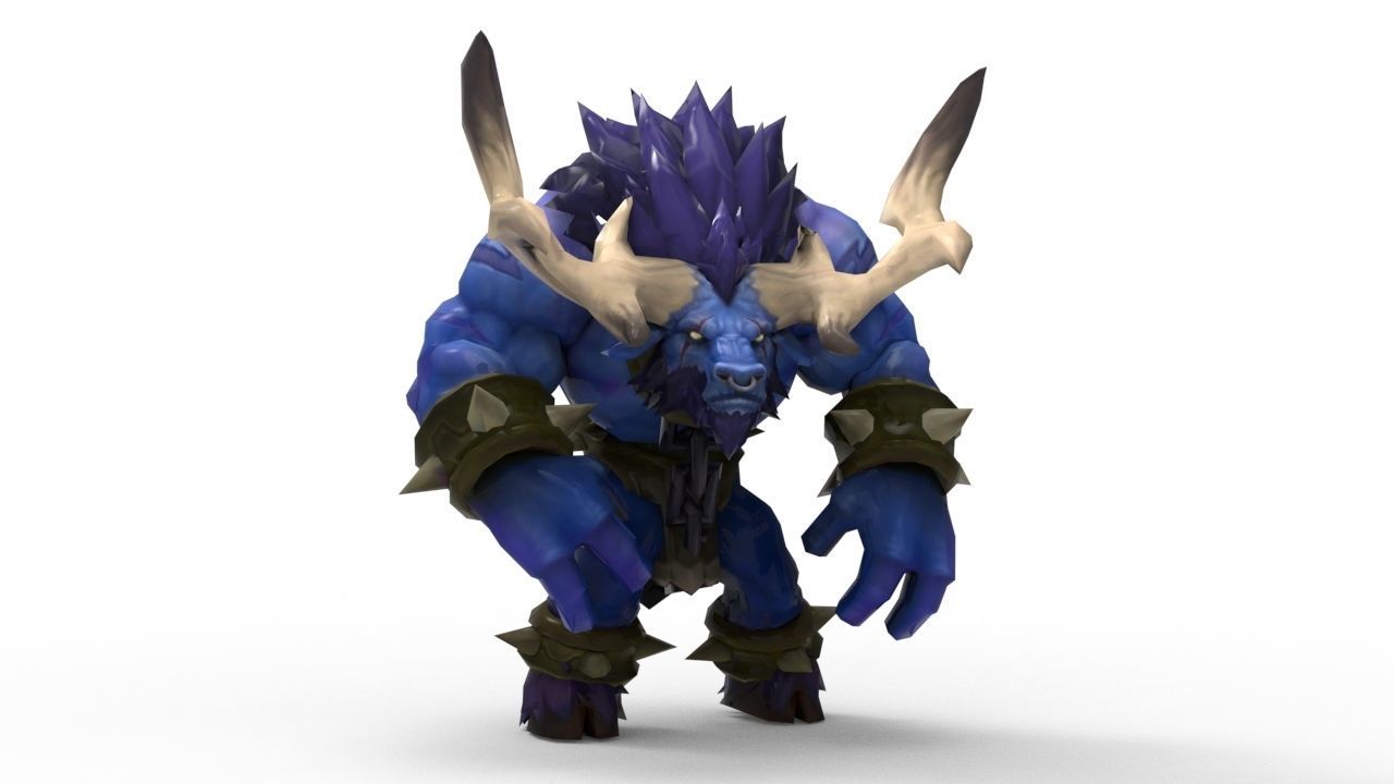 Alistar Unchained - League of Legends 3D print model_7