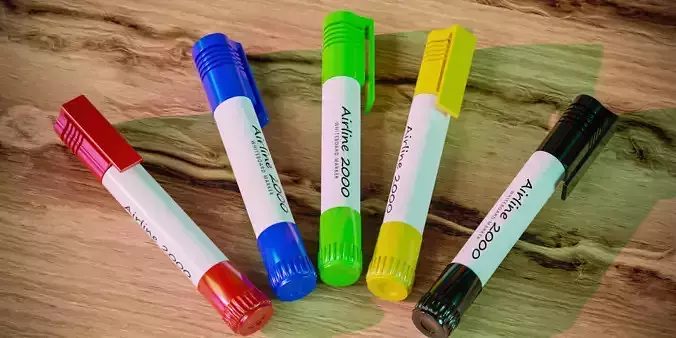 Marker Pens  3D model