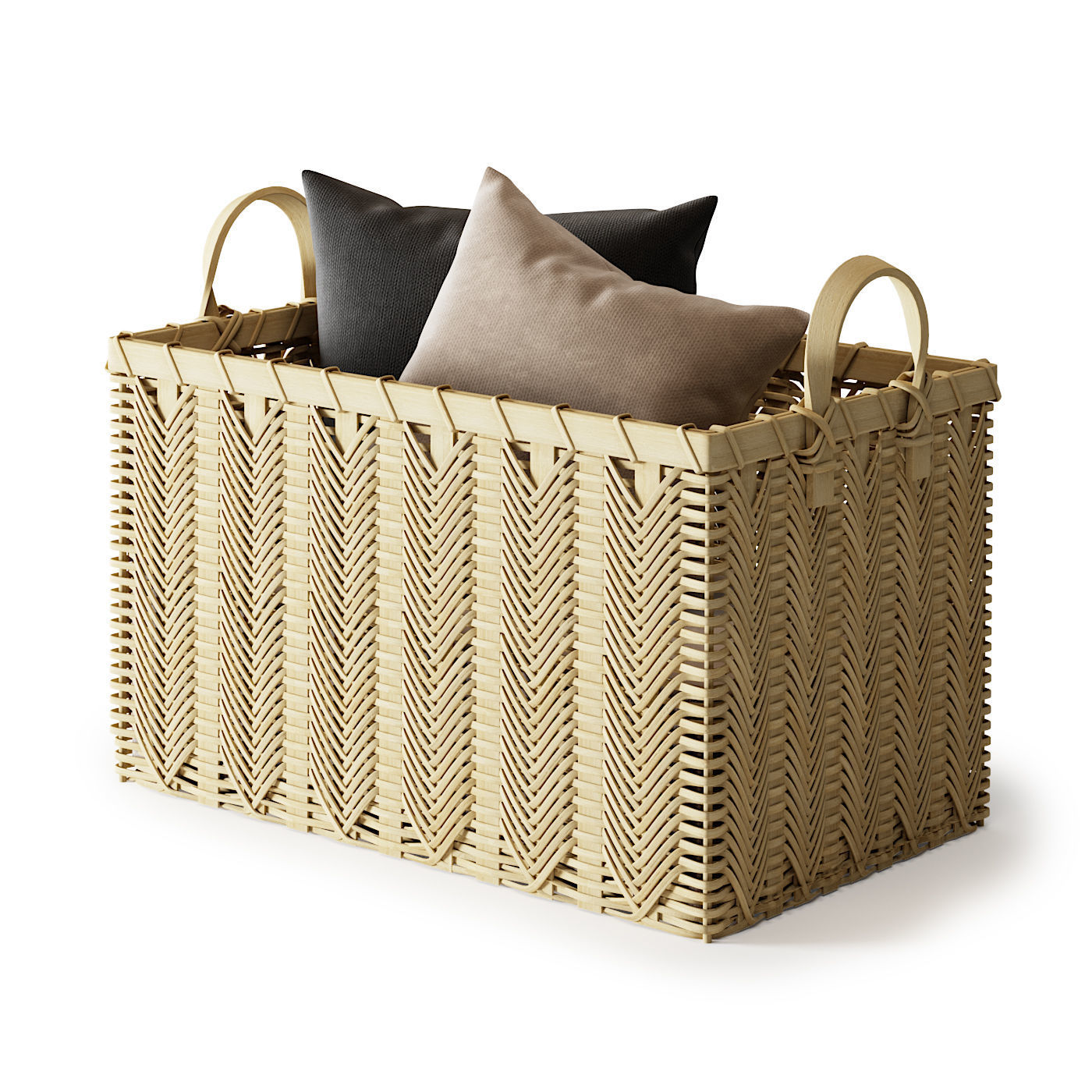 Baskets Set 09 3D model_3