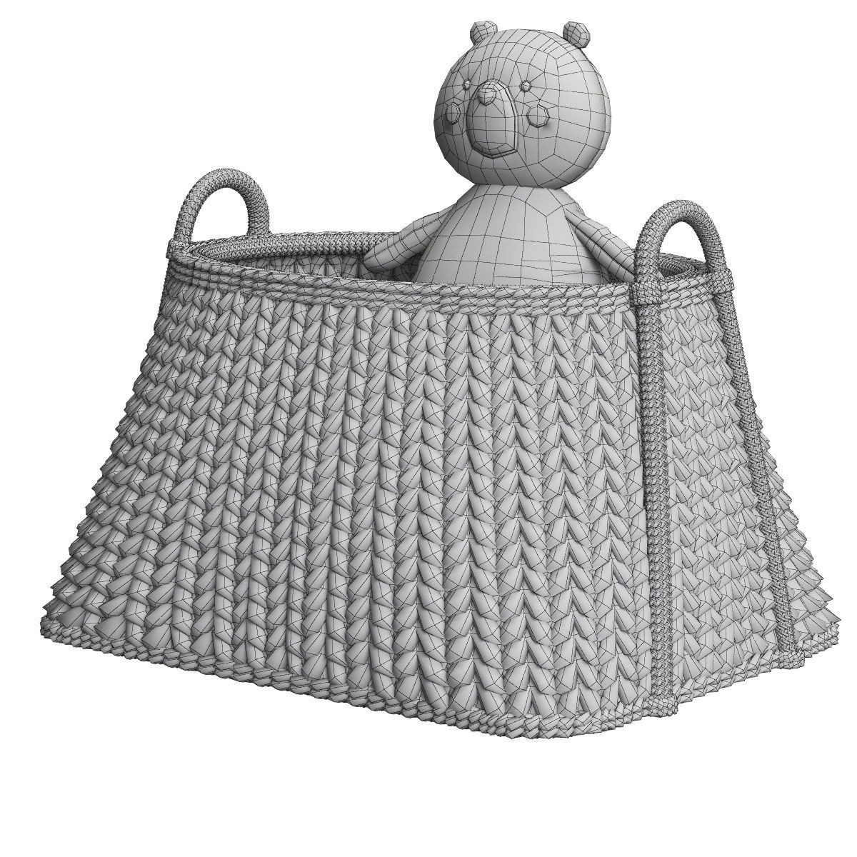 Baskets Set 09 3D model_10