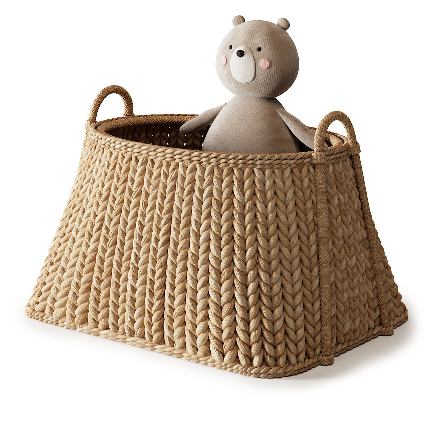 Baskets Set 09 3D model_4