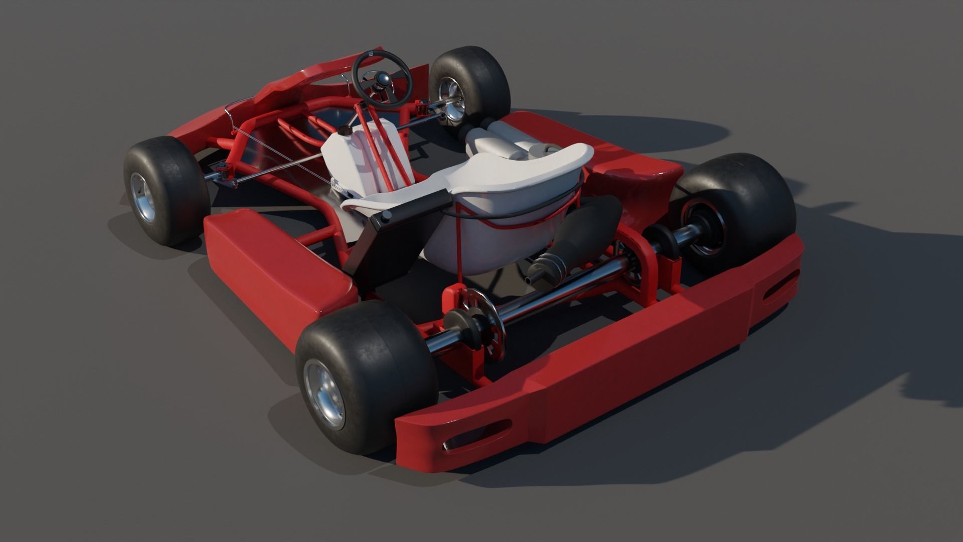 Kart 125cc 3D model_3