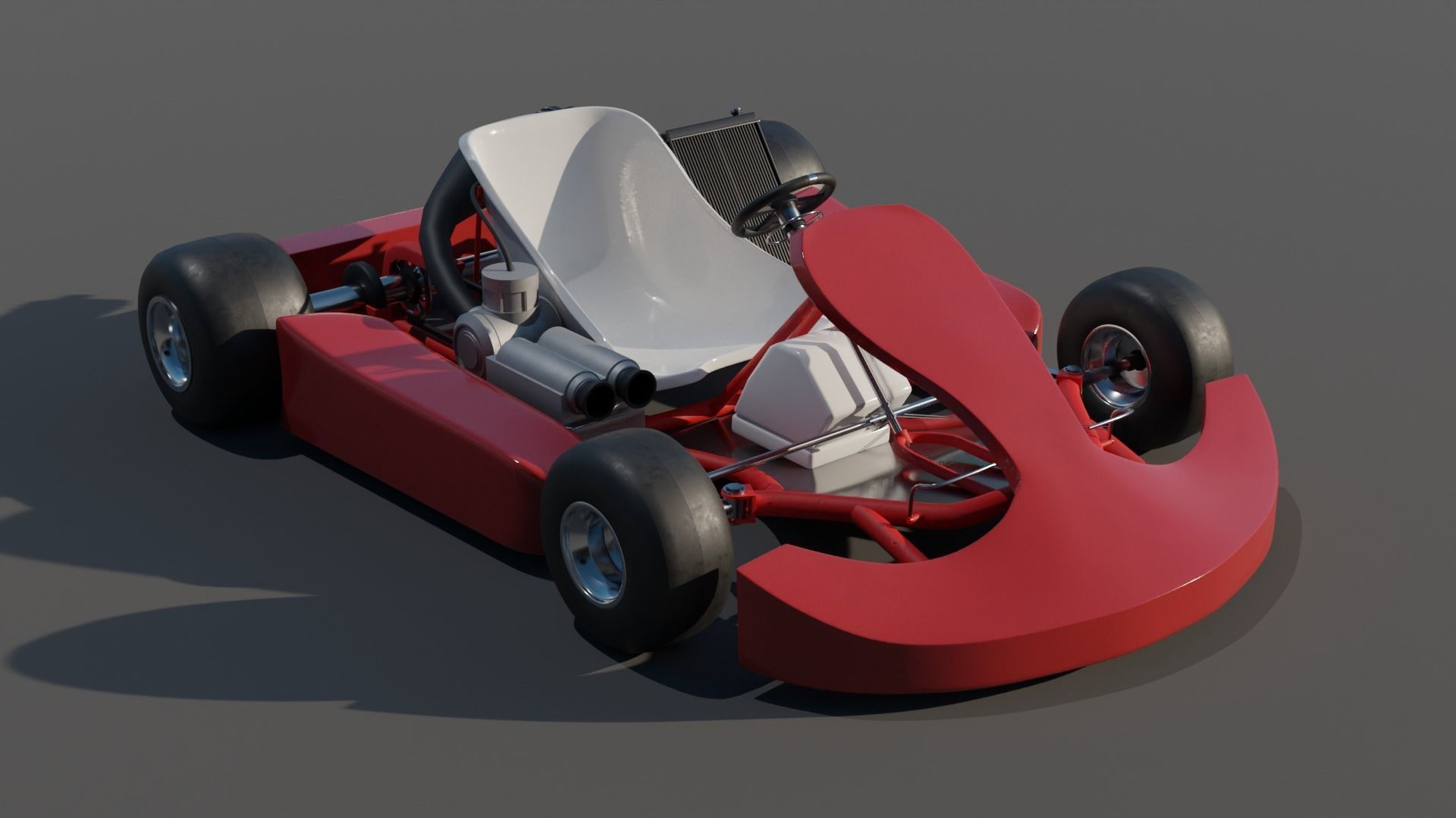 Kart 125cc 3D model_2