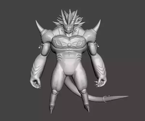 Demigra Monster Form 3D Model