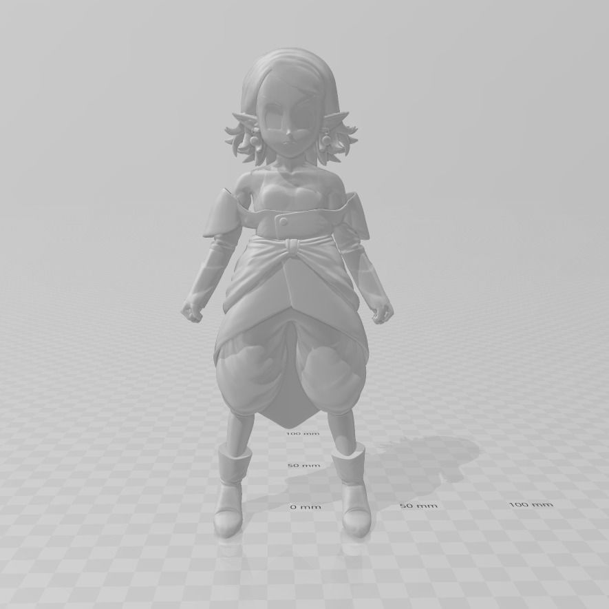 Chronoa Supreme Kai Of Time 3D Model 3D print model_1