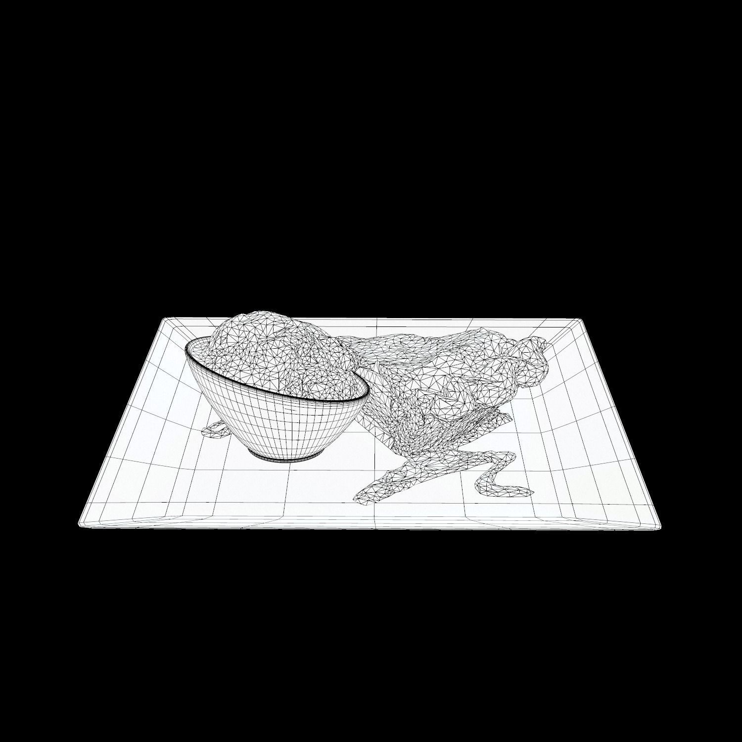 Country Apple Pie Low-poly 3D model_13