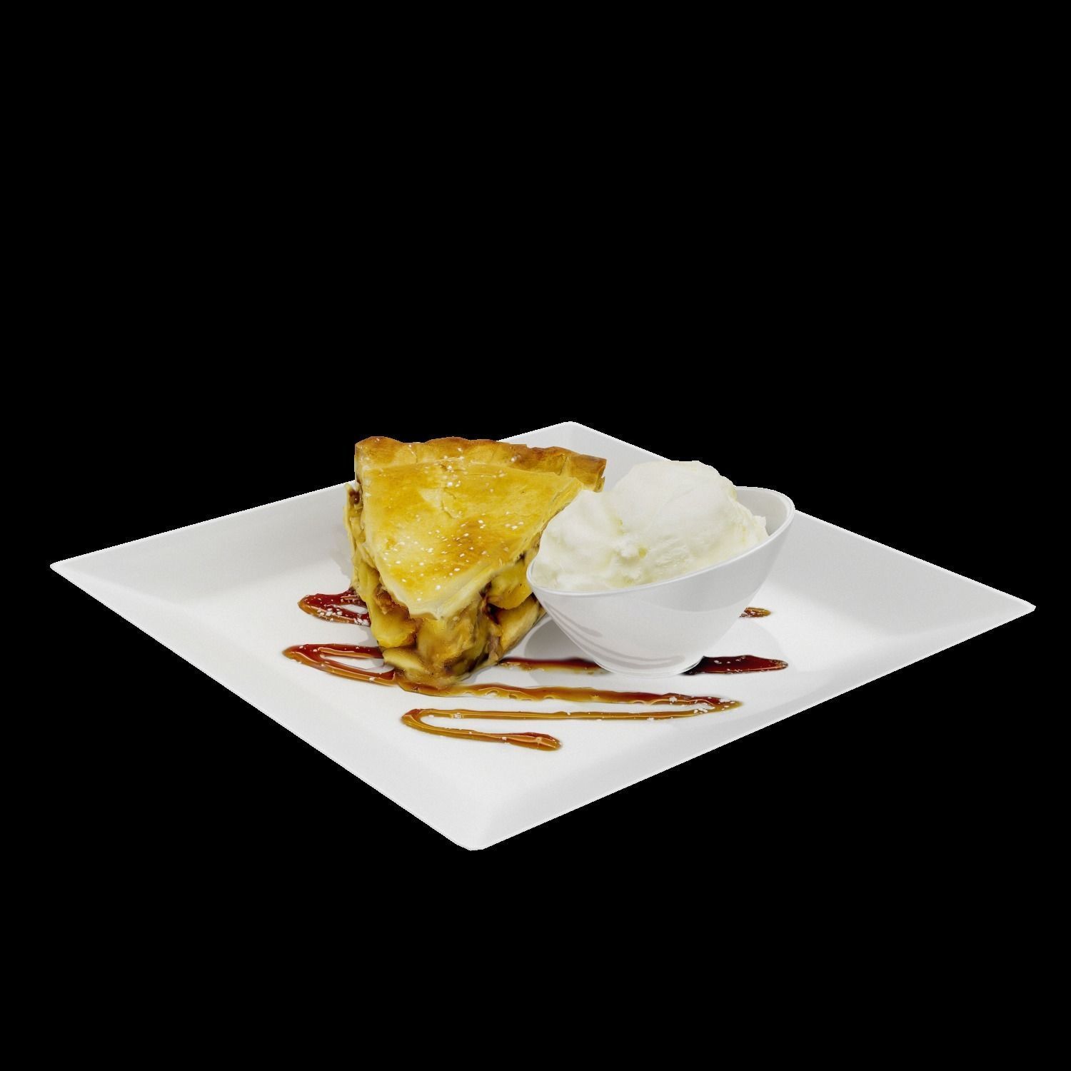 Country Apple Pie Low-poly 3D model_4