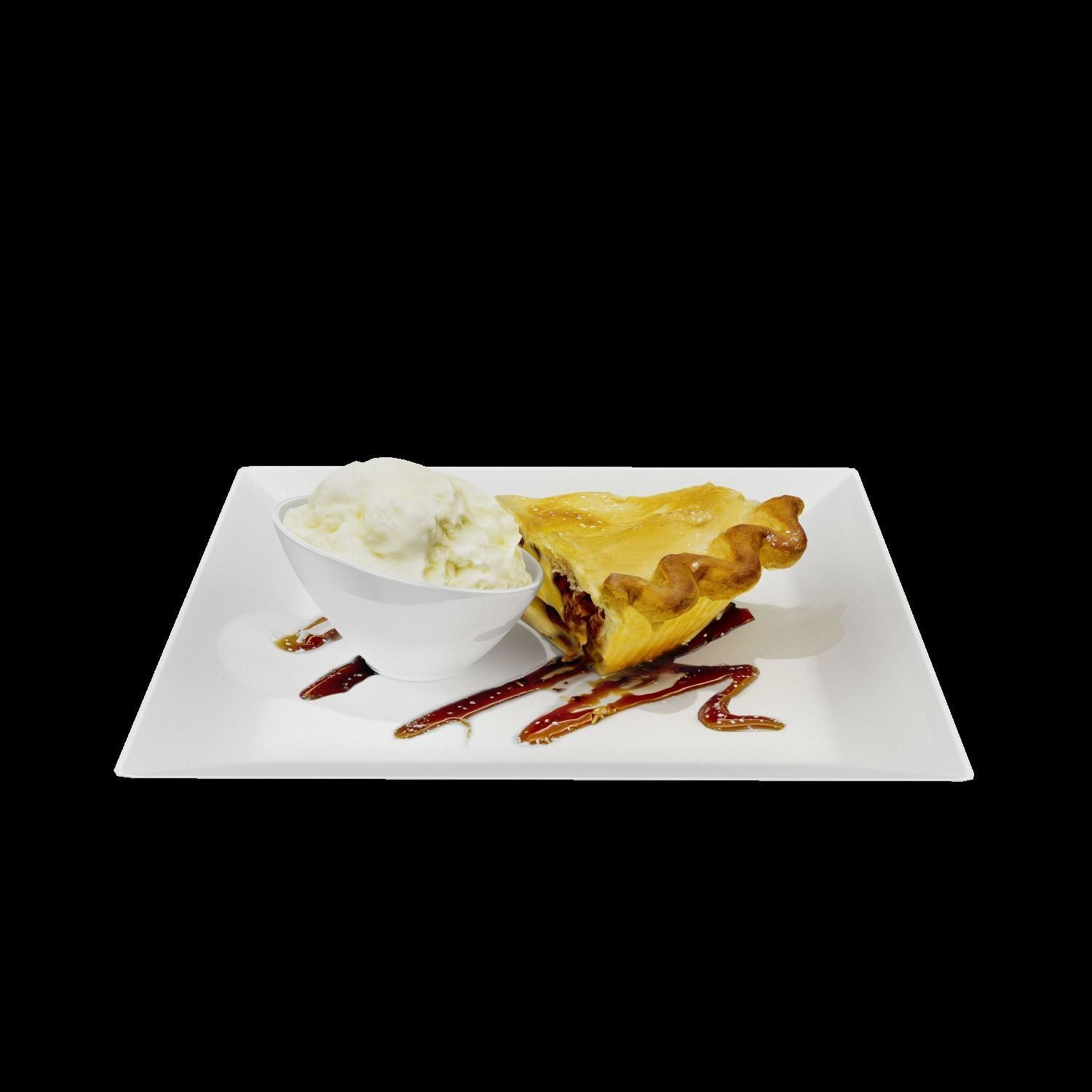 Country Apple Pie Low-poly 3D model_2