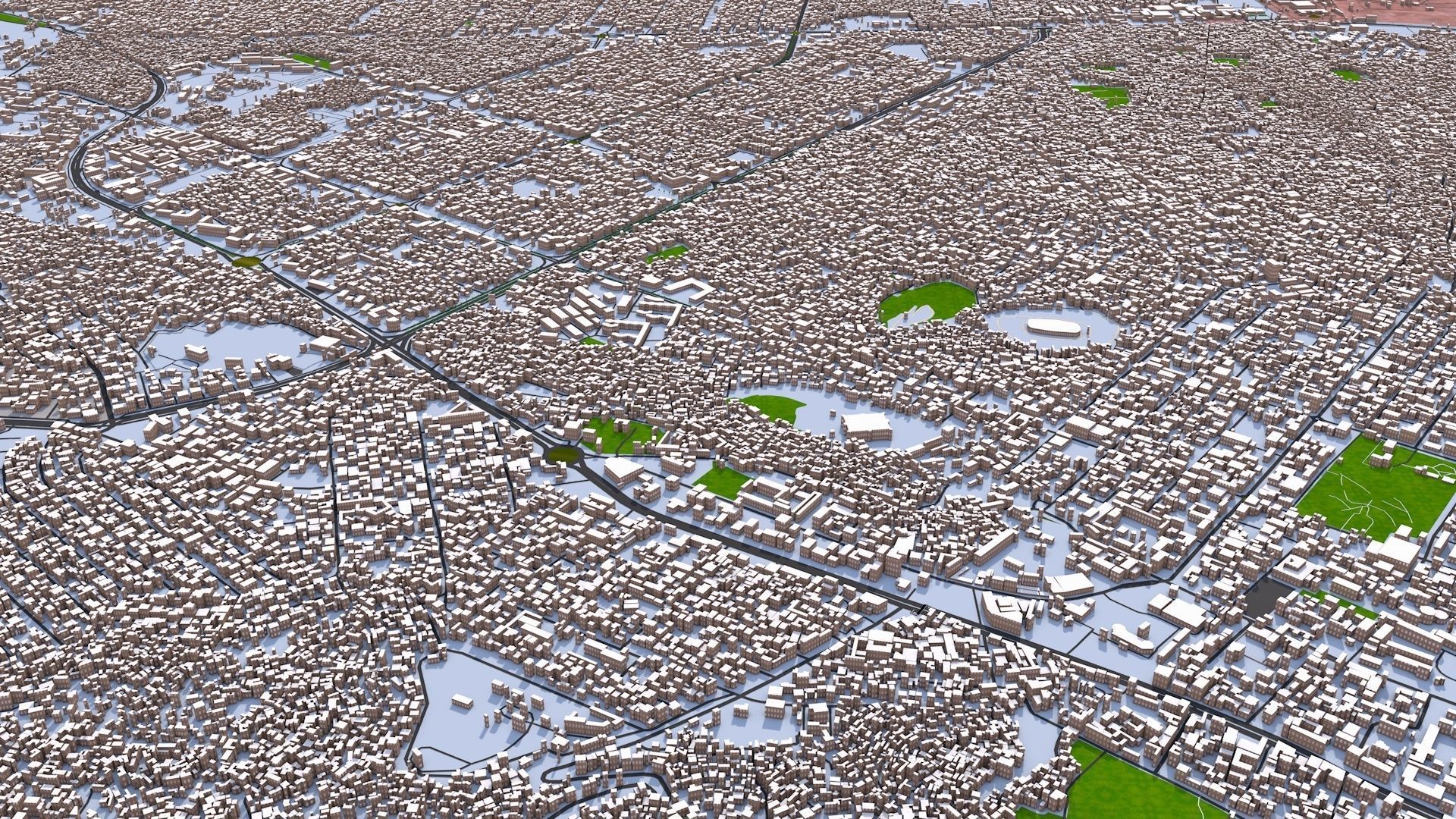 Kabul City of Afghanistan August 2021 3D model_6