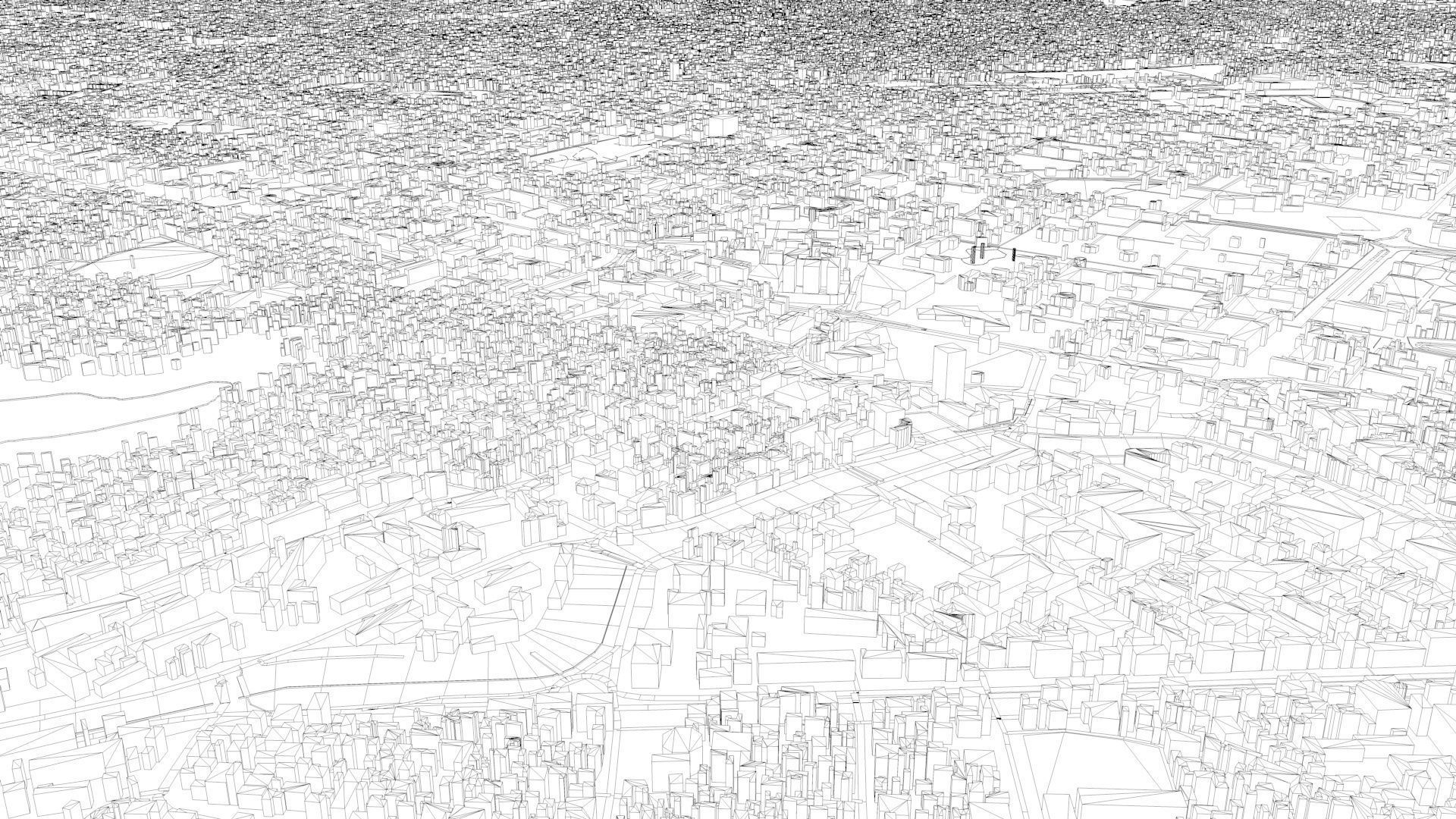 Kabul City of Afghanistan August 2021 3D model_5