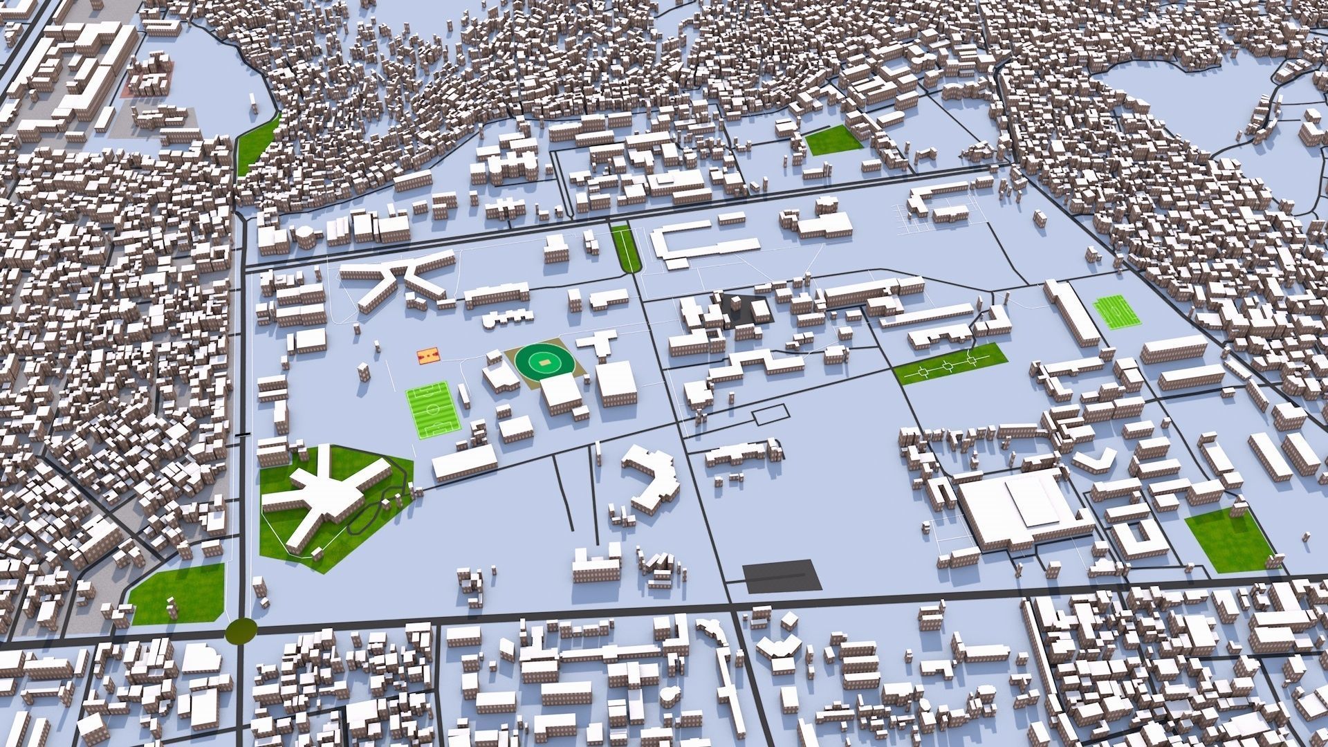 Kabul City of Afghanistan August 2021 3D model_10