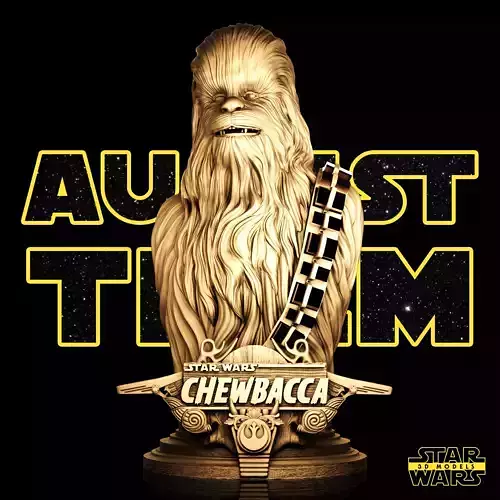 Chewbacca Bust - Tested and Ready for 3D printing