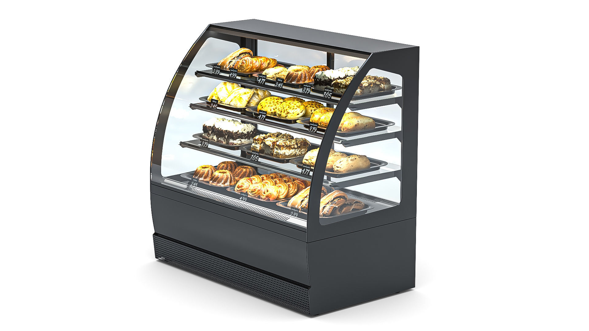 Refrigeration Showcase 3D model_2