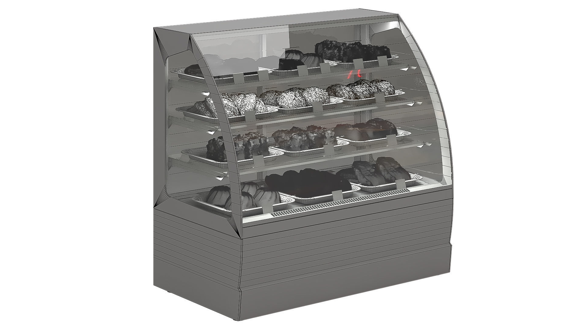 Refrigeration Showcase 3D model_5