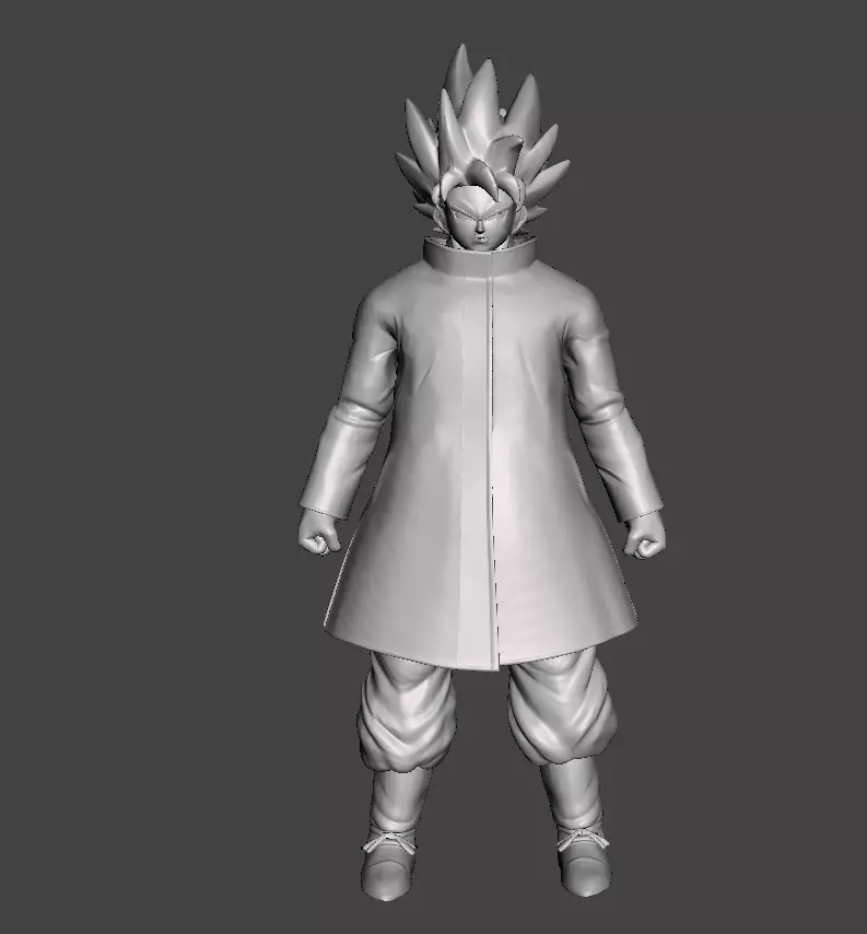 Goku SAB Jacket 3D Model 3D print model