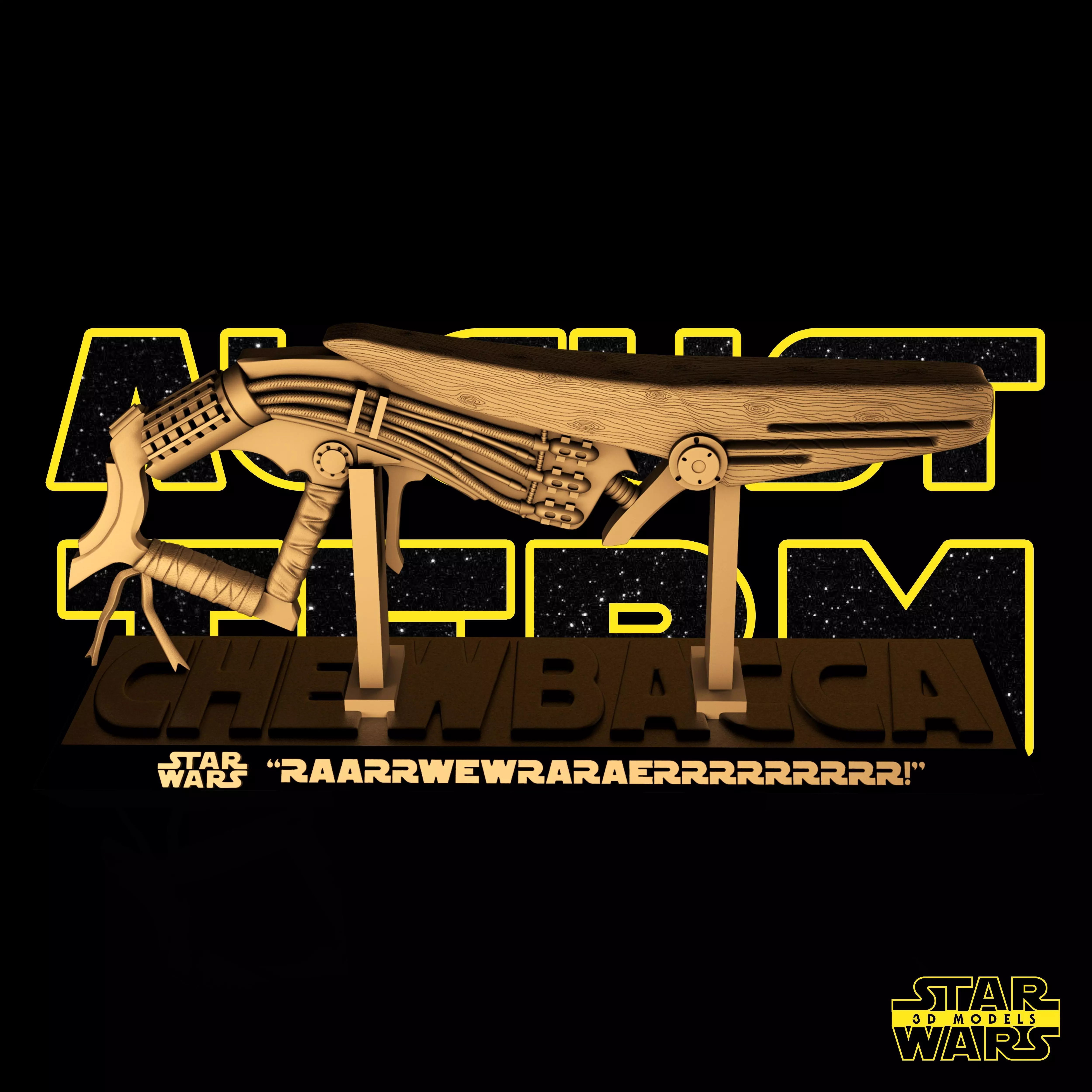 Slugthrower Sculpture -  Tested and Ready for 3D printing 3D print model_0