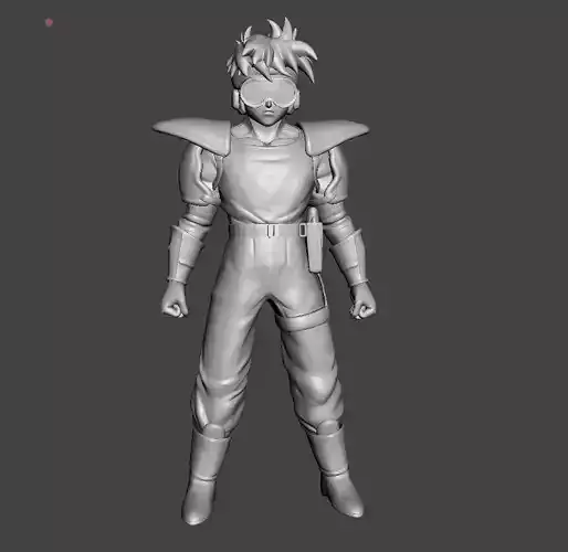 Zeshin 3D Model dragon ball character