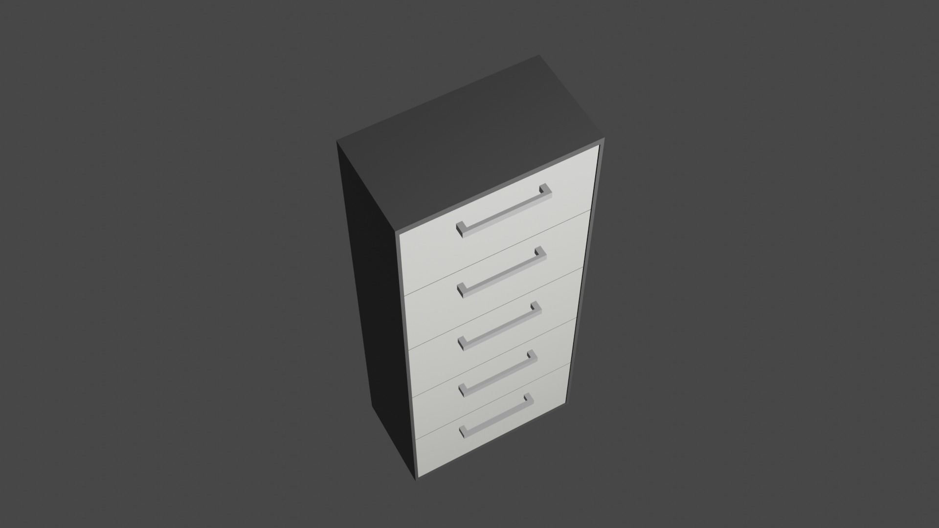 Modern Wardrobe 3D model_1
