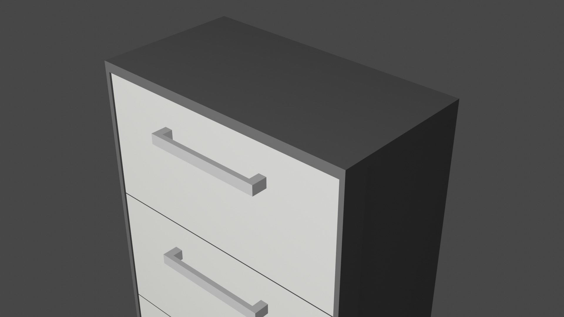 Modern Wardrobe 3D model_3