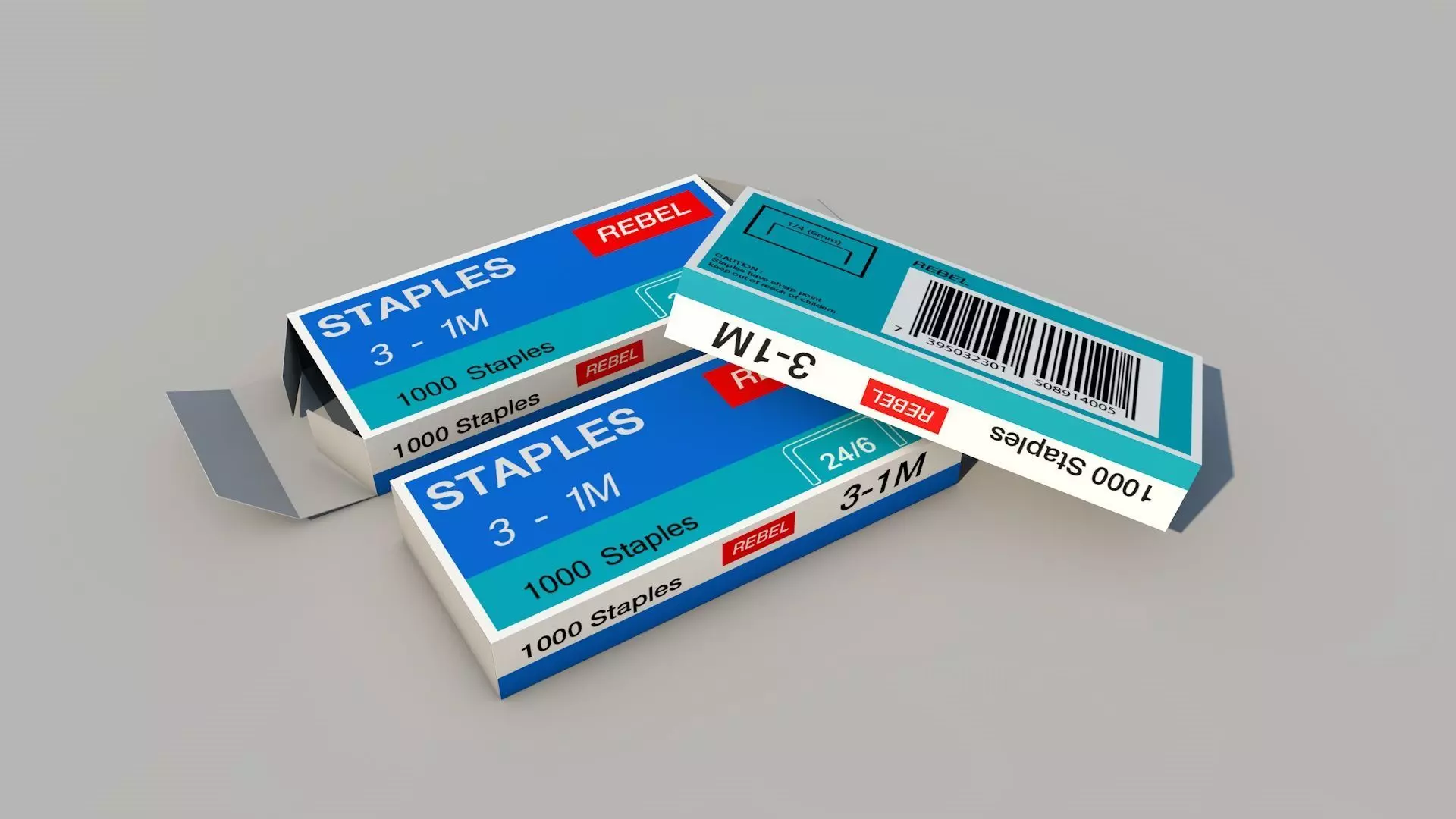 Staples Packaging 3D model